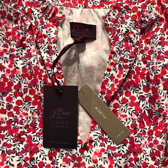 NWT J Crew Summer 2020 Rebecca Liberty Dress Floral Pockets Lined New Large - Picture 10 of 11